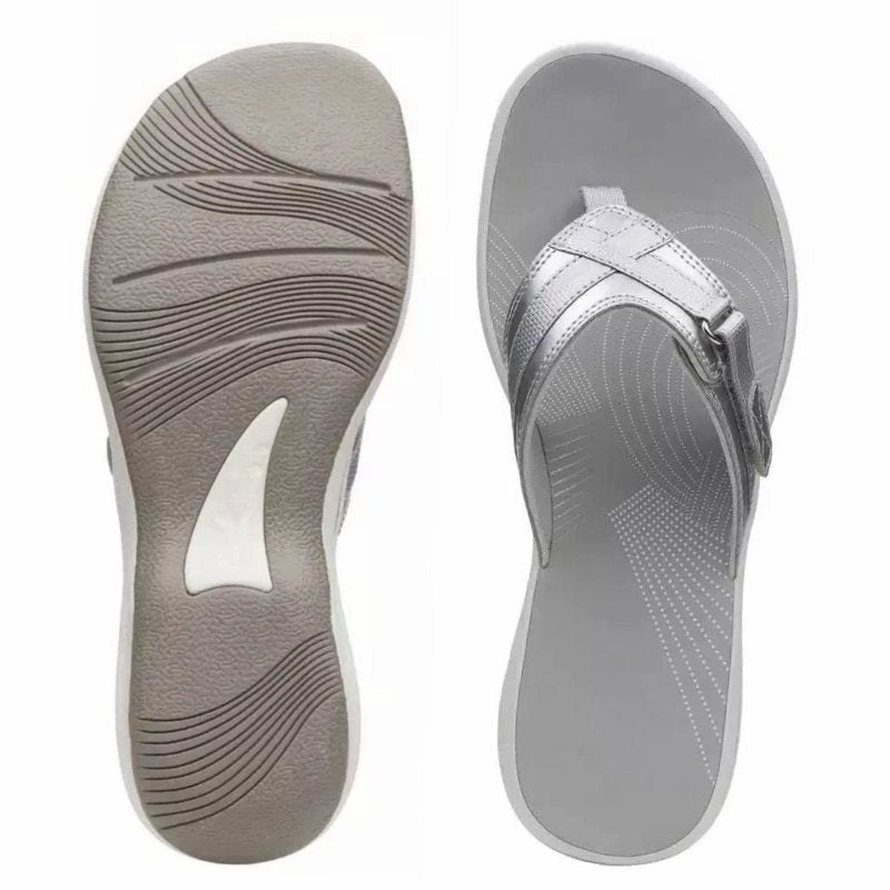 OCW Orthopedic Sandals For Women Breathable Buckle Arch Support Flip-flops Colorful Summer