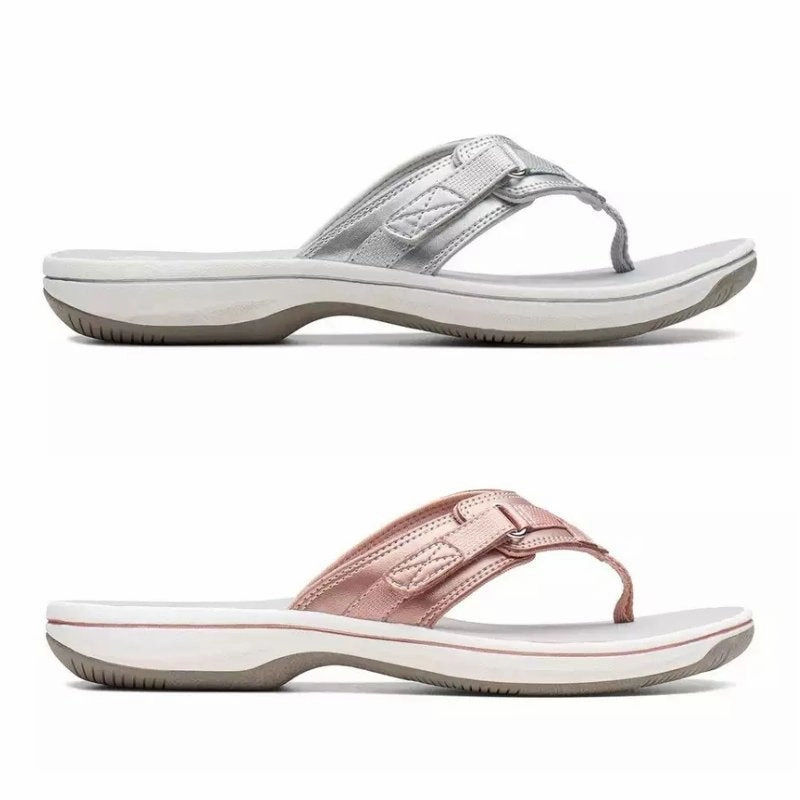 OCW Orthopedic Sandals For Women Breathable Buckle Arch Support Flip-flops Colorful Summer