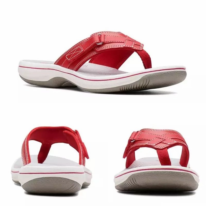 OCW Orthopedic Sandals For Women Breathable Buckle Arch Support Flip-flops Colorful Summer