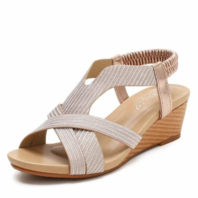OCW Orthopedic Women Dress Sandals Comfortable Arch Support Modern Cut-out Elegant Design