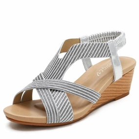 OCW Orthopedic Women Dress Sandals Comfortable Arch Support Modern Cut-out Elegant Design