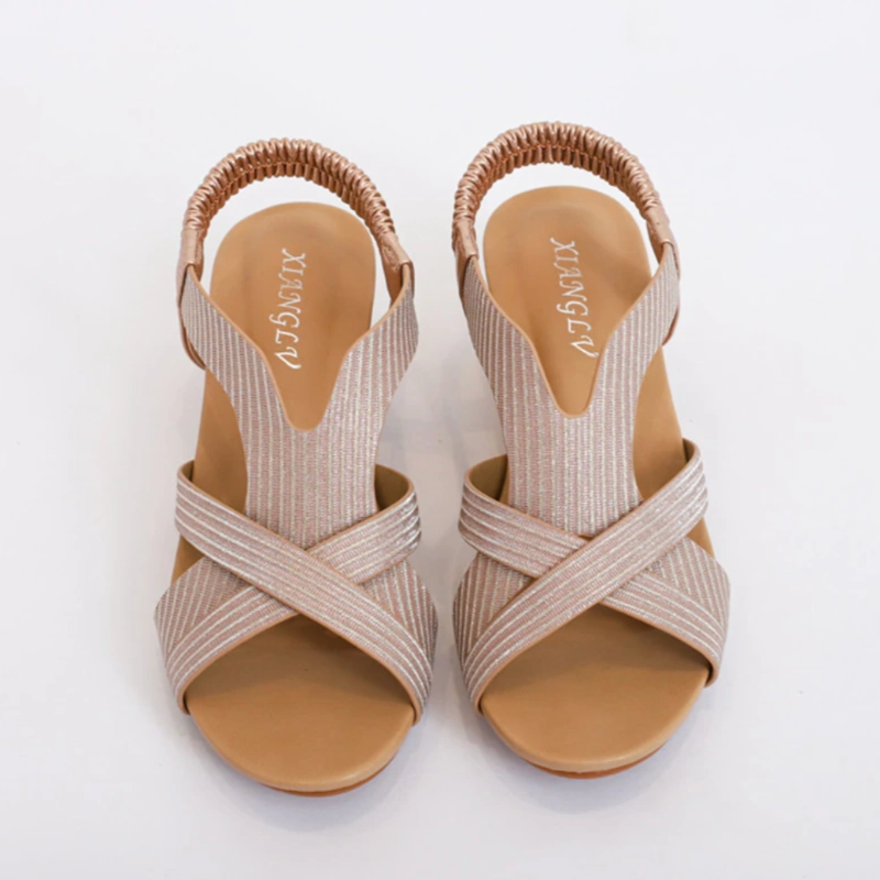 OCW Orthopedic Women Dress Sandals Comfortable Arch Support Modern Cut-out Elegant Design