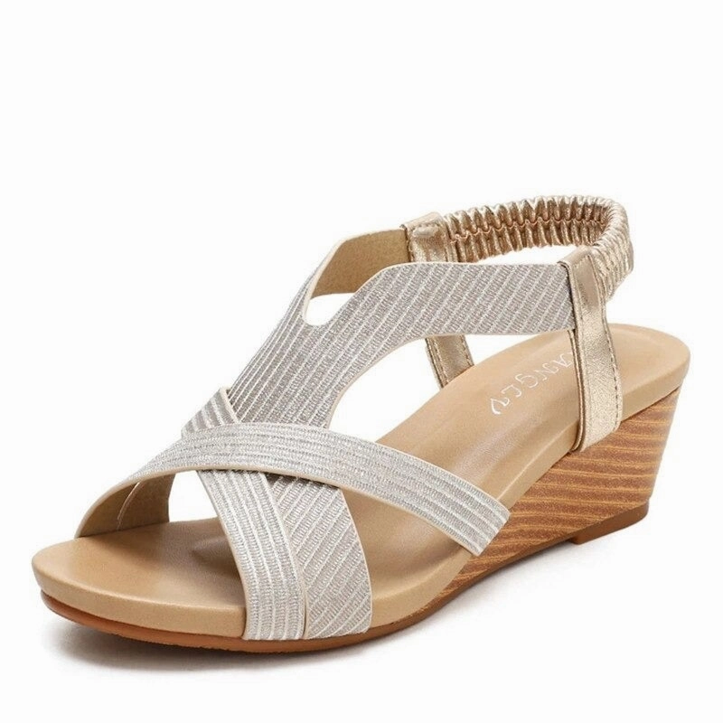 OCW Orthopedic Women Dress Sandals Comfortable Arch Support Modern Cut-out Elegant Design