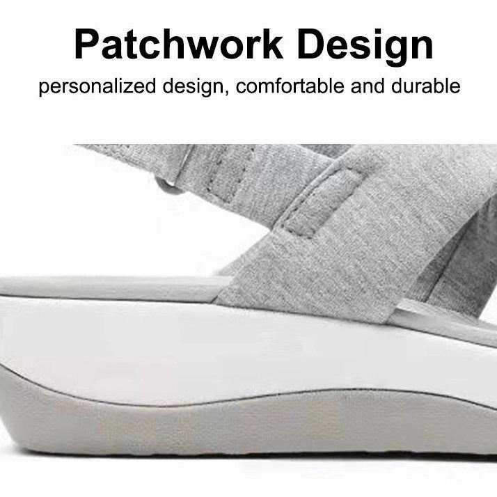 OCW Women Orthopedic Sandals Ankle Strap Shock-resistance Elegant Summer Vacation