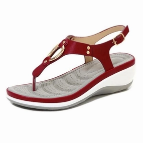 OCW Women Orthopedic Sandals Breathable Thick-soled Wedges Summer Flip Flops