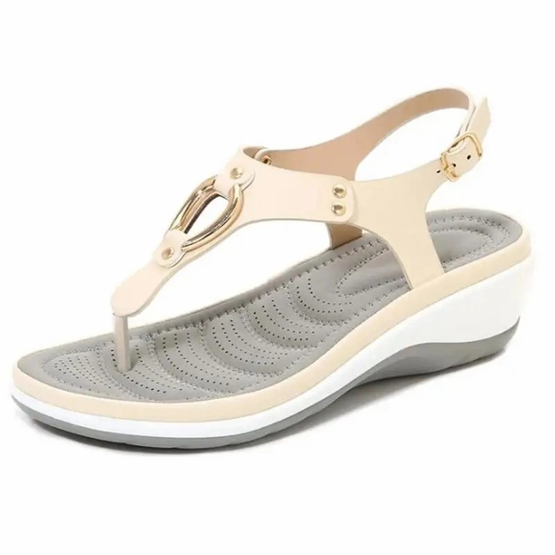 OCW Women Orthopedic Sandals Breathable Thick-soled Wedges Summer Flip Flops