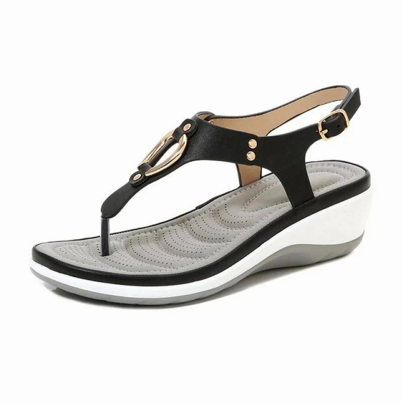 OCW Women Orthopedic Sandals Breathable Thick-soled Wedges Summer Flip Flops