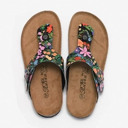 OCW Women Summer Floral Flip-flops Orthopedic Sandals