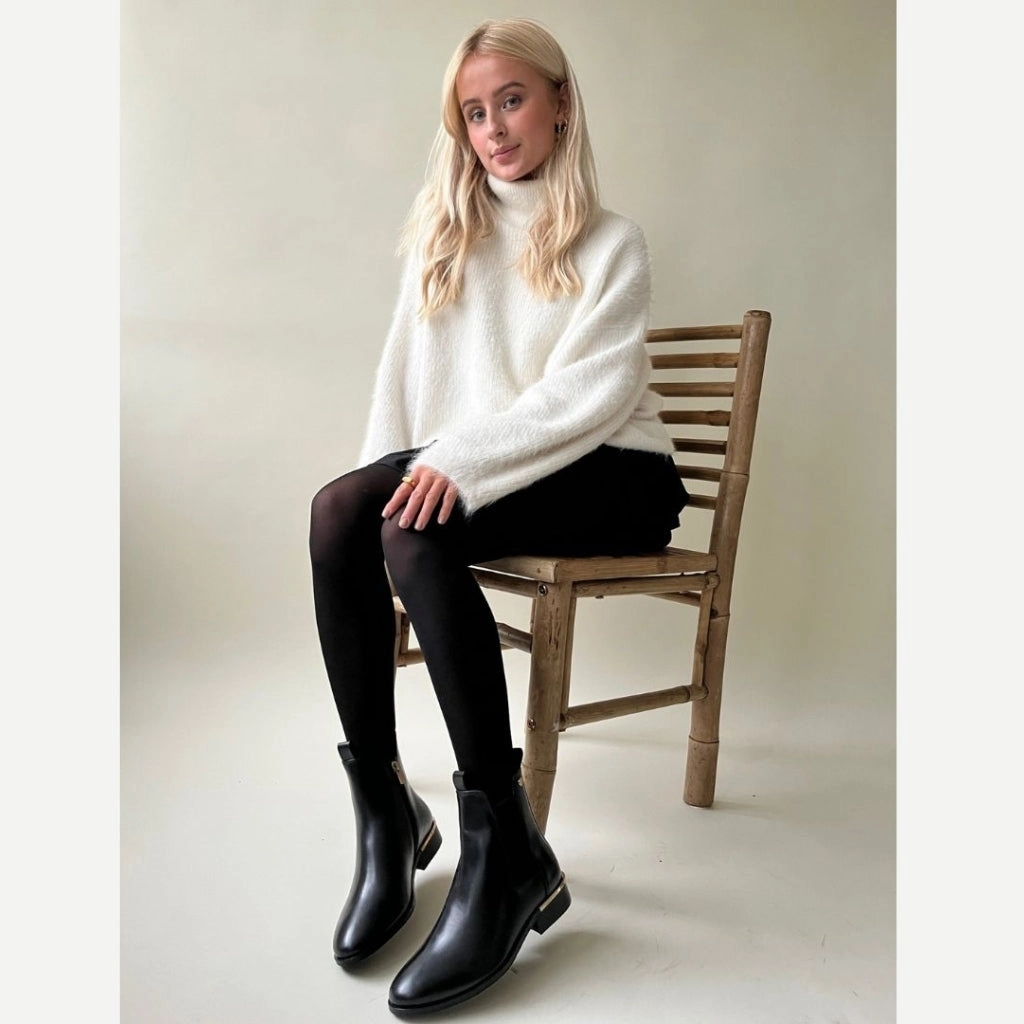 OLLIE CHELSEA - Black (without gold)