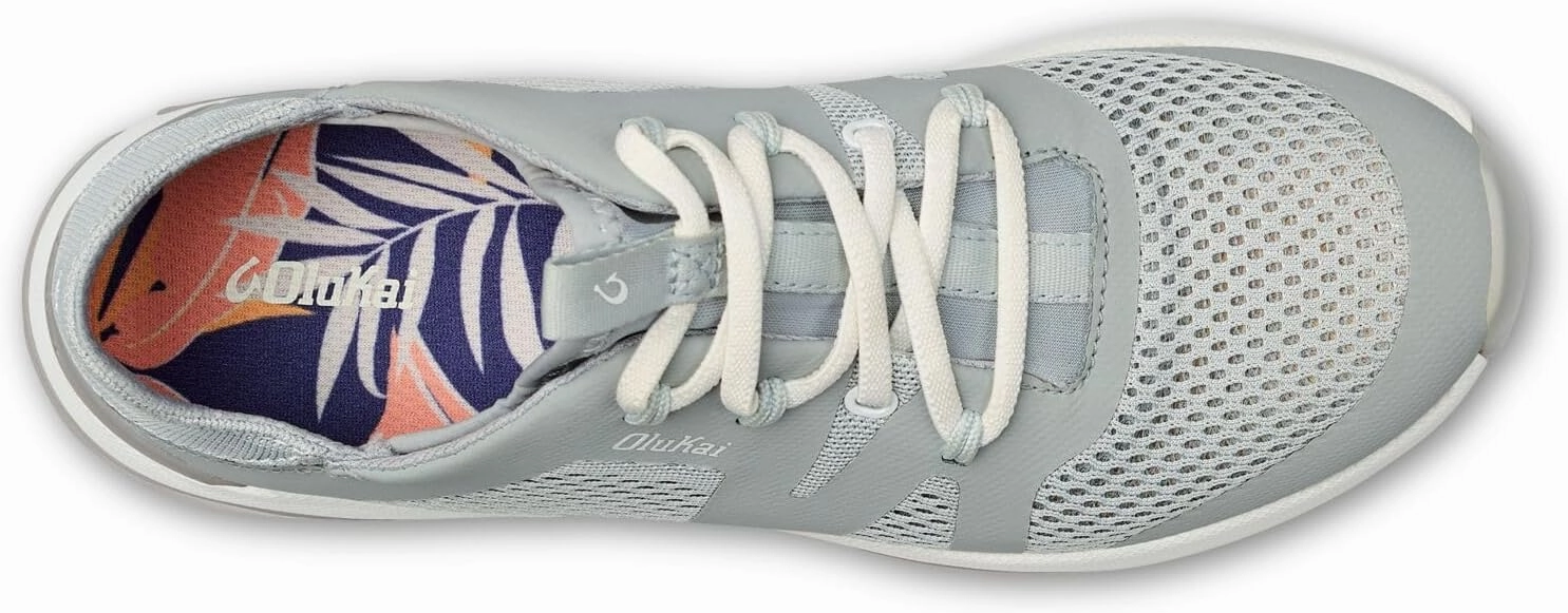 OLUKAI Huia Women's Athletic Sneakers, Lightweight & Breathable Mesh, Comfort Fit & Wet Grip Rubber Soles, Durable & Supportive