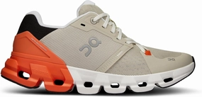On Cloudflyer 4 Women's Running Shoes, Sand | Flame, 24.5 cm