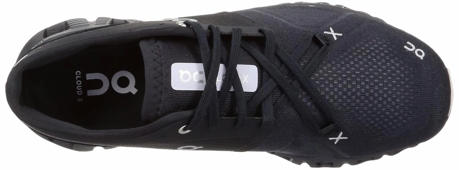 On Men's Cloud X 3 Sneakers, Black, 7 Medium US
