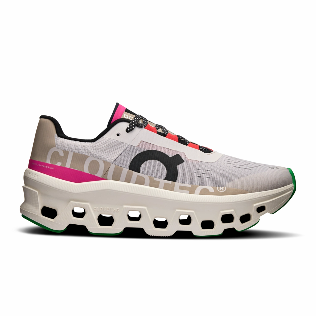 ON RUNNING CLOUDMONSTER - SILVER & IVORY