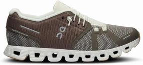 On Women's Cloud 5 Combo Running Shoes, Ash/Ivory, 6 US