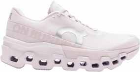 On Women's Cloudmonster 2 Running Shoes, Sand/Frost, 9.5 US