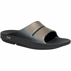 OOfos OOahh luxe Latte Slide Shoes Oofos Women