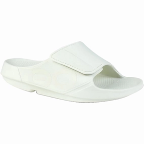 Oofos OOAHH Sport Flex Slide - Cosmic Gray Shoes Oofos Women