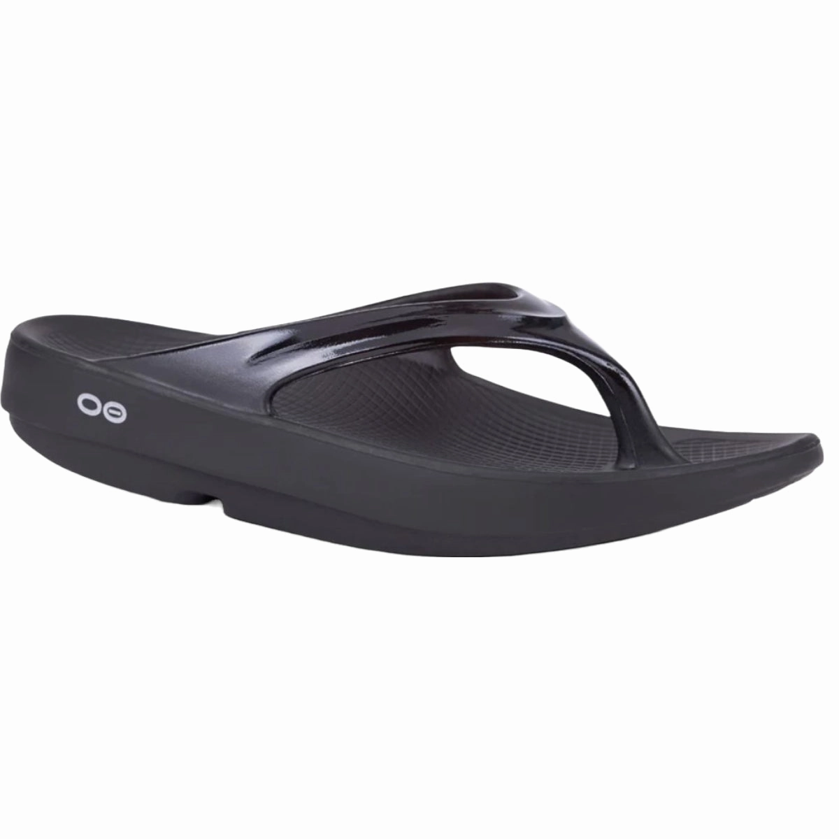 Oofos Oolala Black Slide- 1400 Shoes Oofos Women