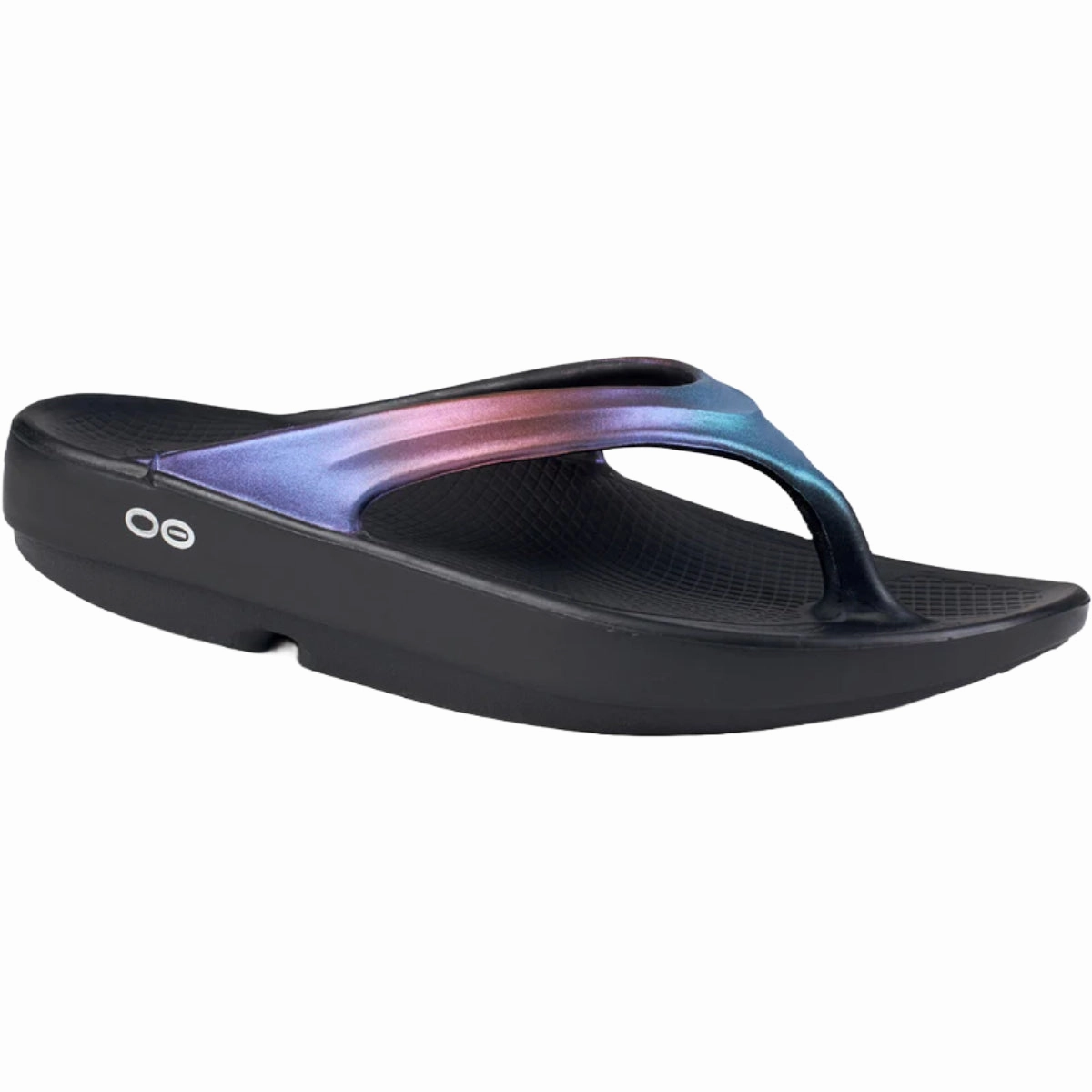 Oofos Oolala Luxe Sandel - Midnight Spectre Shoes Oofos Women