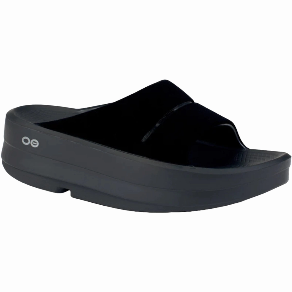 OOFOS OOmega OOahh Posh Sandal - Posh Black Shoes Oofos Women