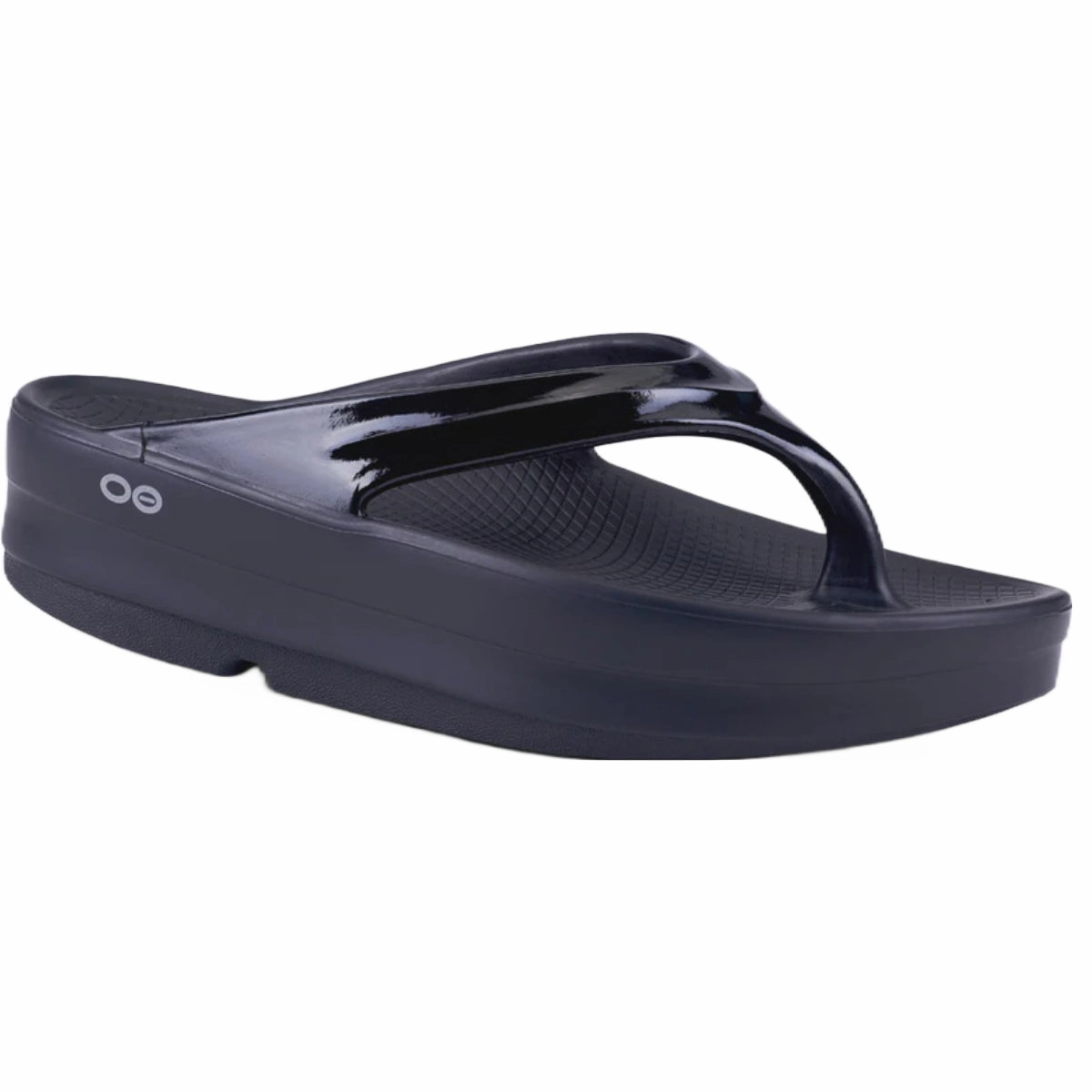 Oofos Oomega Thong - Black Shoes Oofos Women