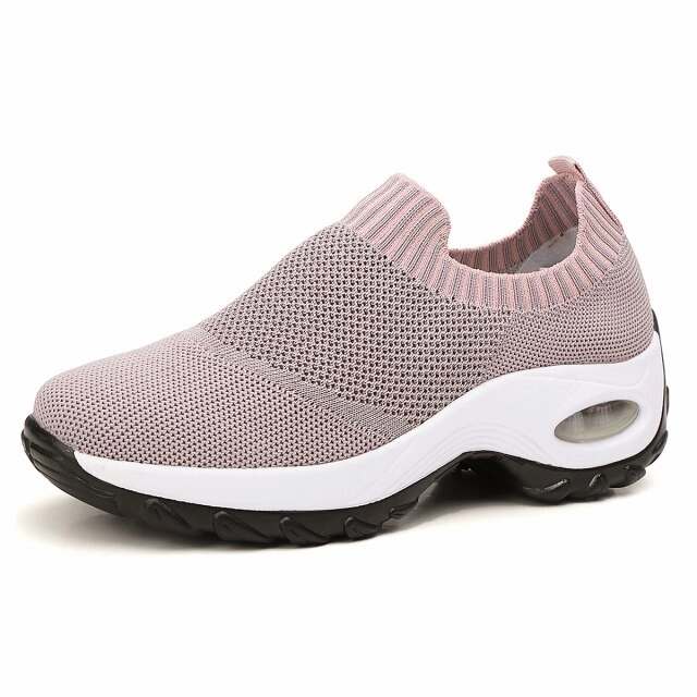 Pier Women's Breathable Walking Black Shoes