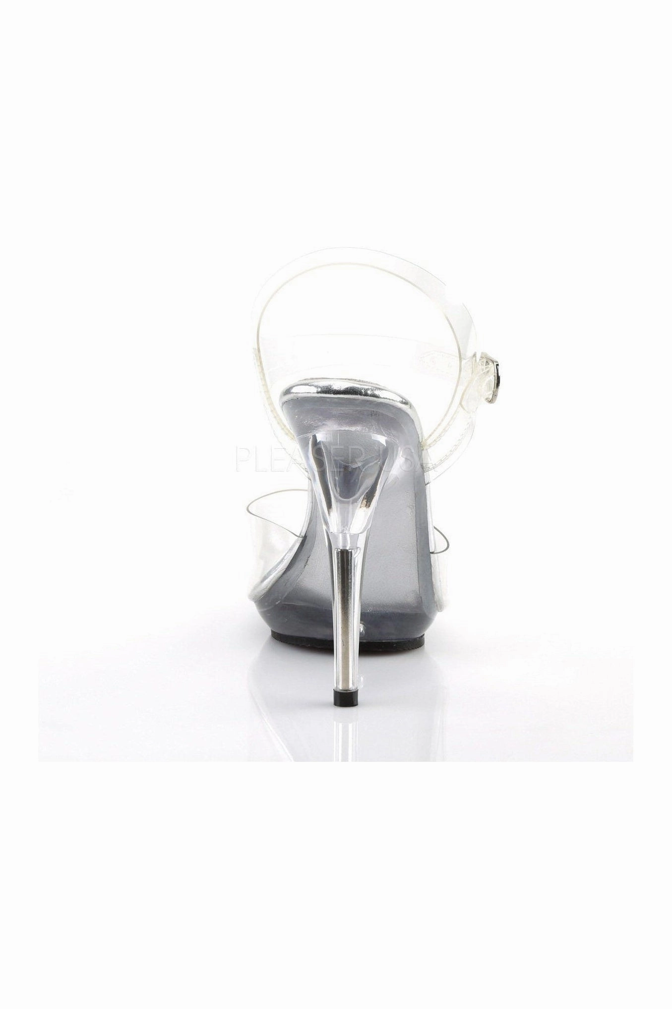POISE-508 Sandal | Clear Vinyl