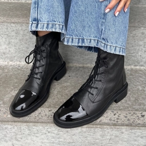 POWER - BLACK W/PATENT TOE