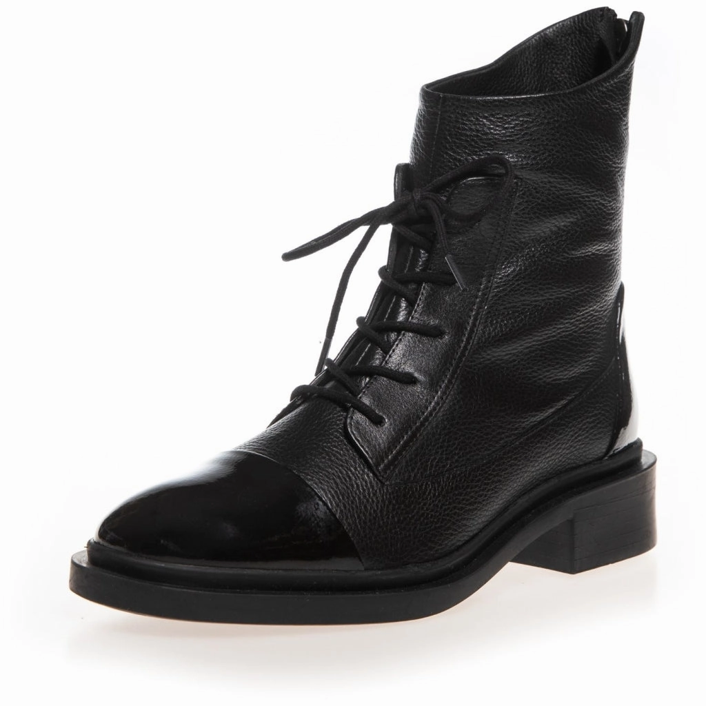 POWER - BLACK W/PATENT TOE