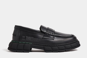 Progress Loafer in Black Apple Leather from Virn