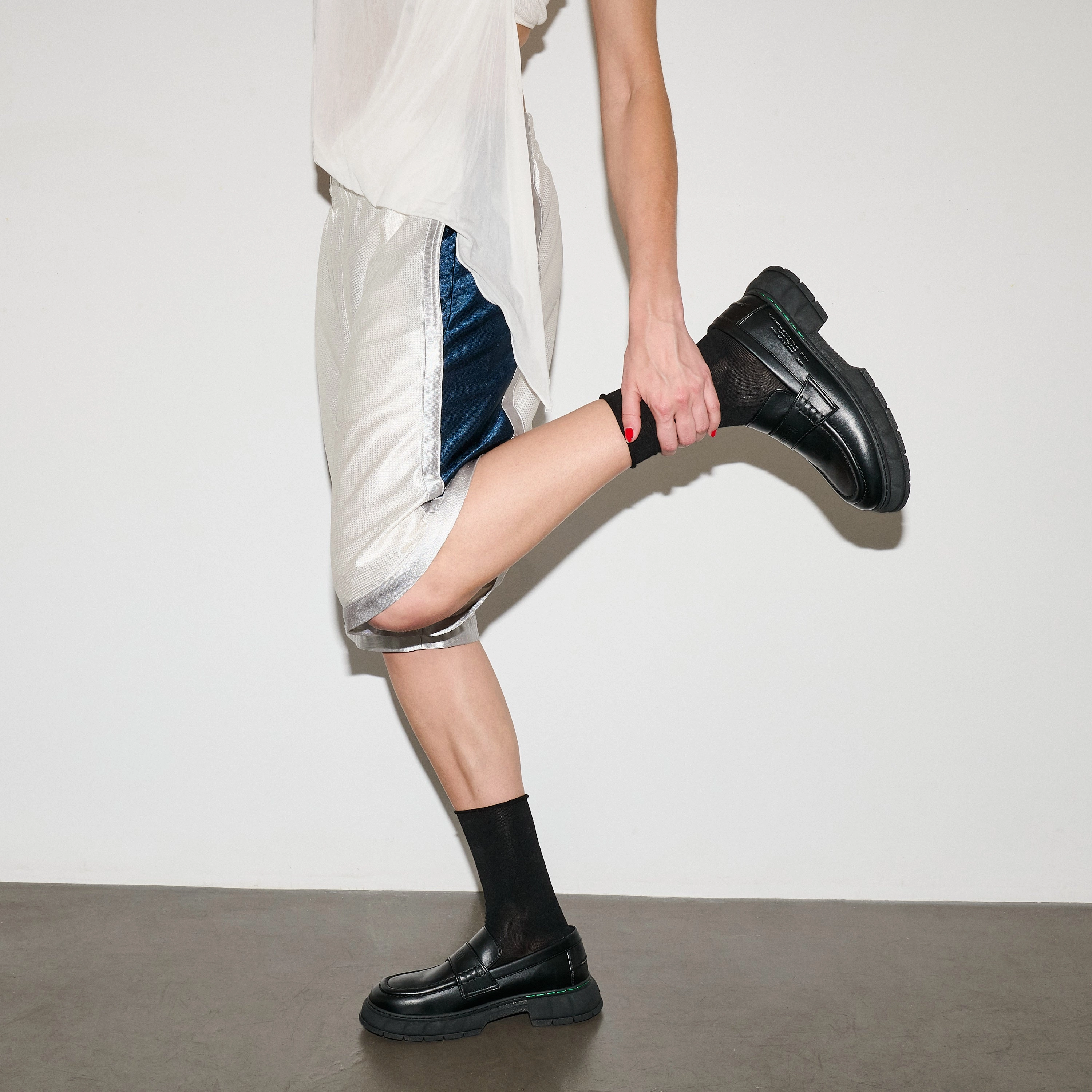 Progress Loafer in Black Apple Leather from Virn