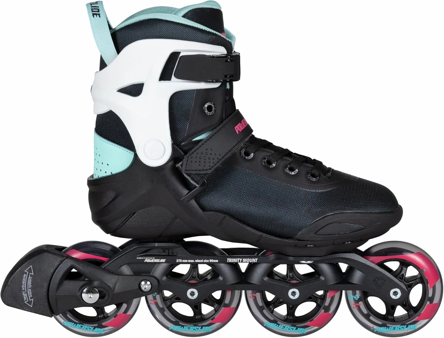 PS Phuzion Radon 90 Skates Teal Womens Size 6.5 (37)