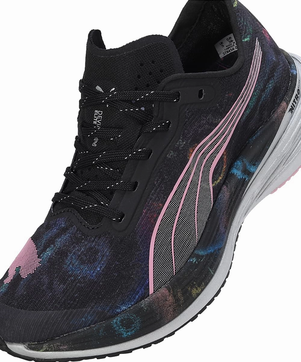 PUMA Womens Deviate Nitro Elite 2 Running Sneakers Shoes - Green