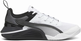 Puma Womens Fuse 3.0 Training Sneakers Shoes - Black, White - Size 9 M, 37955901