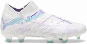 PUMA Womens Future 7 Ultimate Brilliance Firm GroundArtificial Ground Soccer Cleats Cleated, Firm Ground - White - Size 7.5 M
