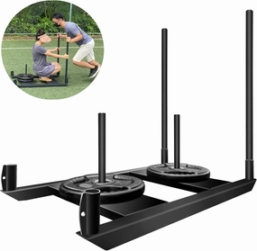 Push and Pull Workout Sled Weight Training Sled Football Speed Training Equipment Fitness Sled for Athletic Exercise, Speed Improvement and Strength Training