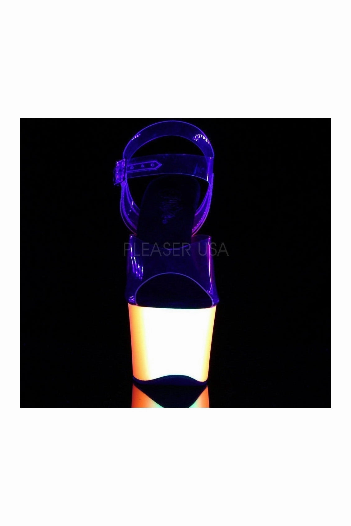 RAINBOW-308UV Platform Sandal  | Clear Vinyl
