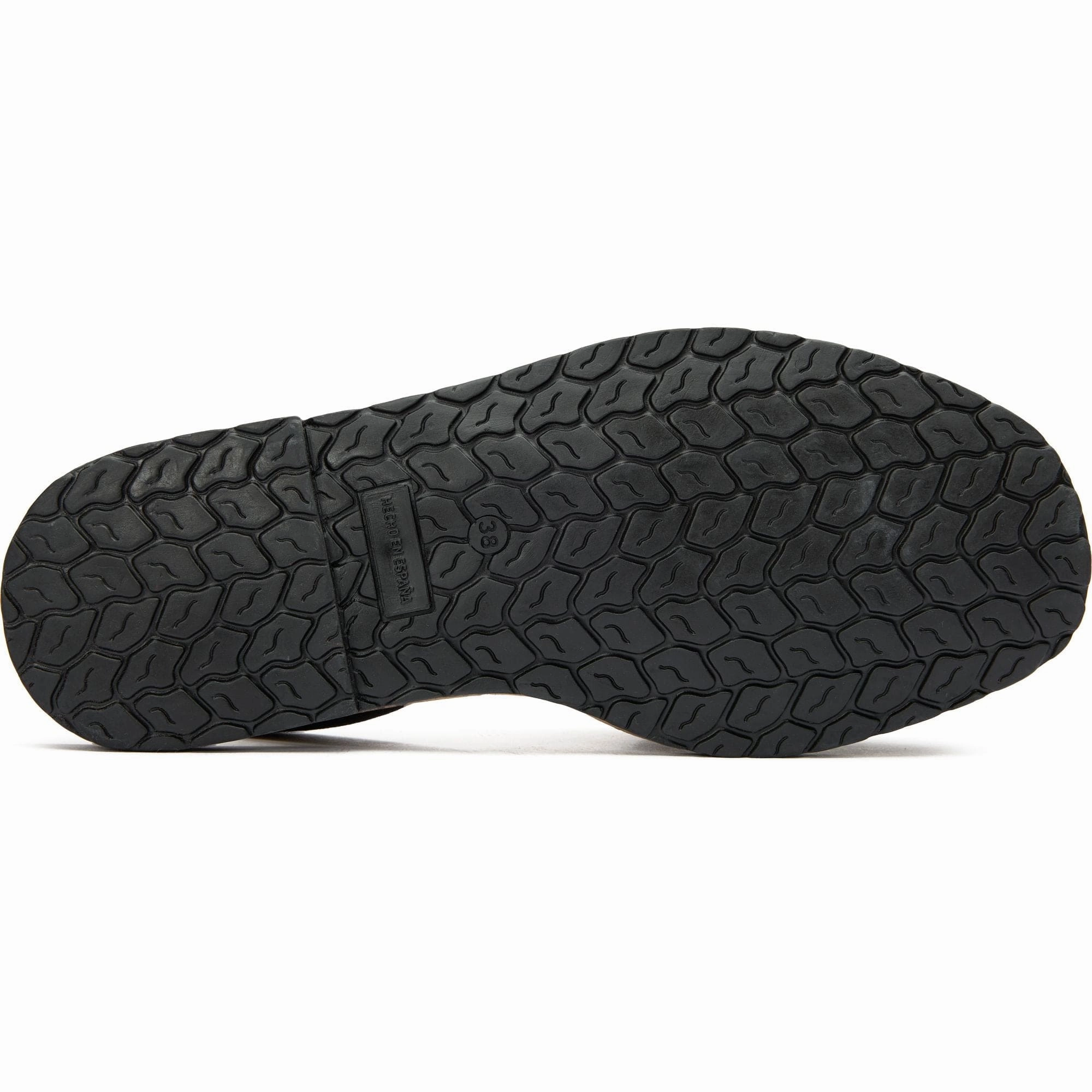 Rambu Women's Vegan Suede Menorcan Sandals | Black
