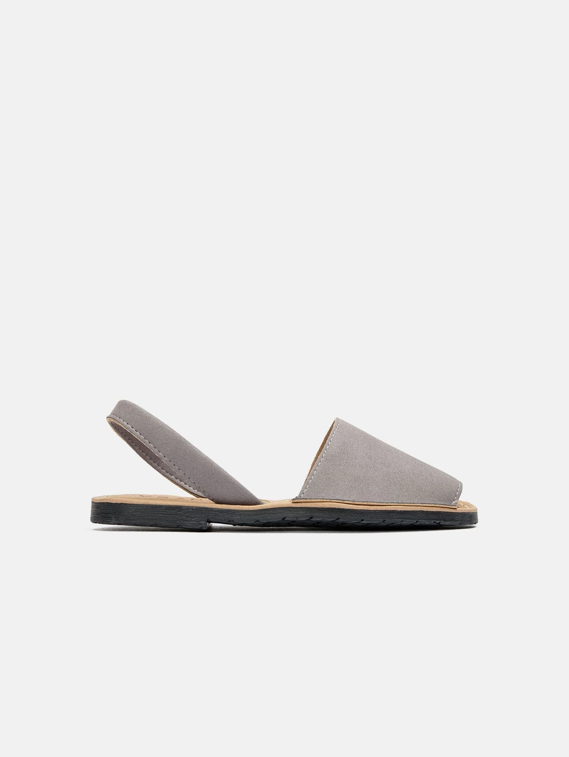 Rambu Women's Vegan Suede Menorcan Sandals | Grey
