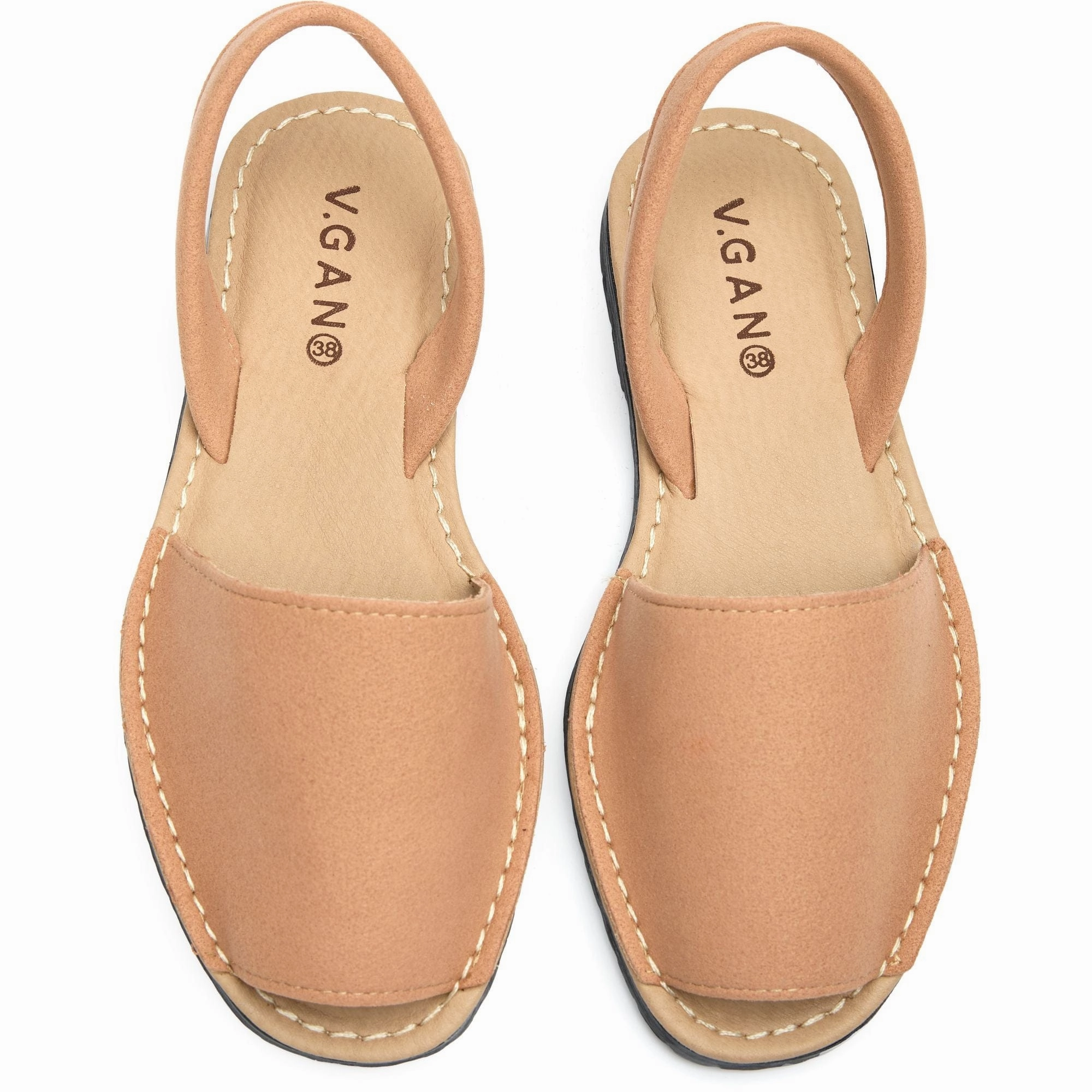 Rambu Women's Vegan Suede Menorcan Sandals | Light Pink
