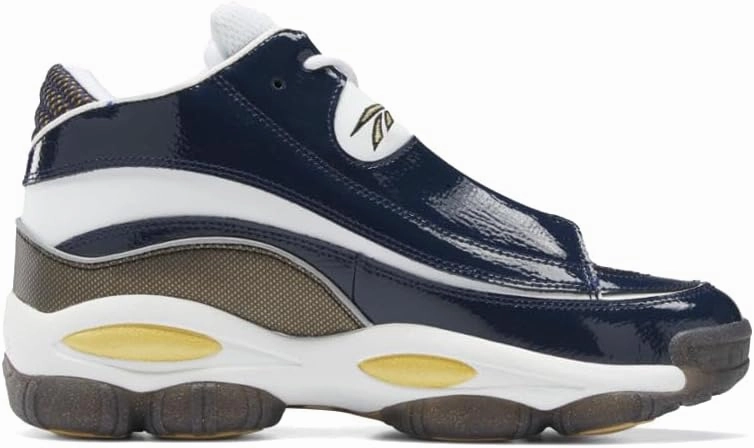 Reebok Mens The Answer DMX Faux Leather Fitness Basketball Shoes