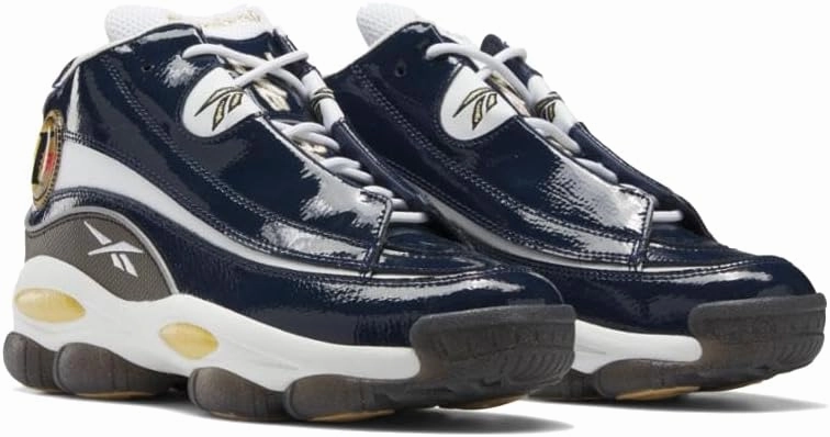 Reebok Mens The Answer DMX Faux Leather Fitness Basketball Shoes