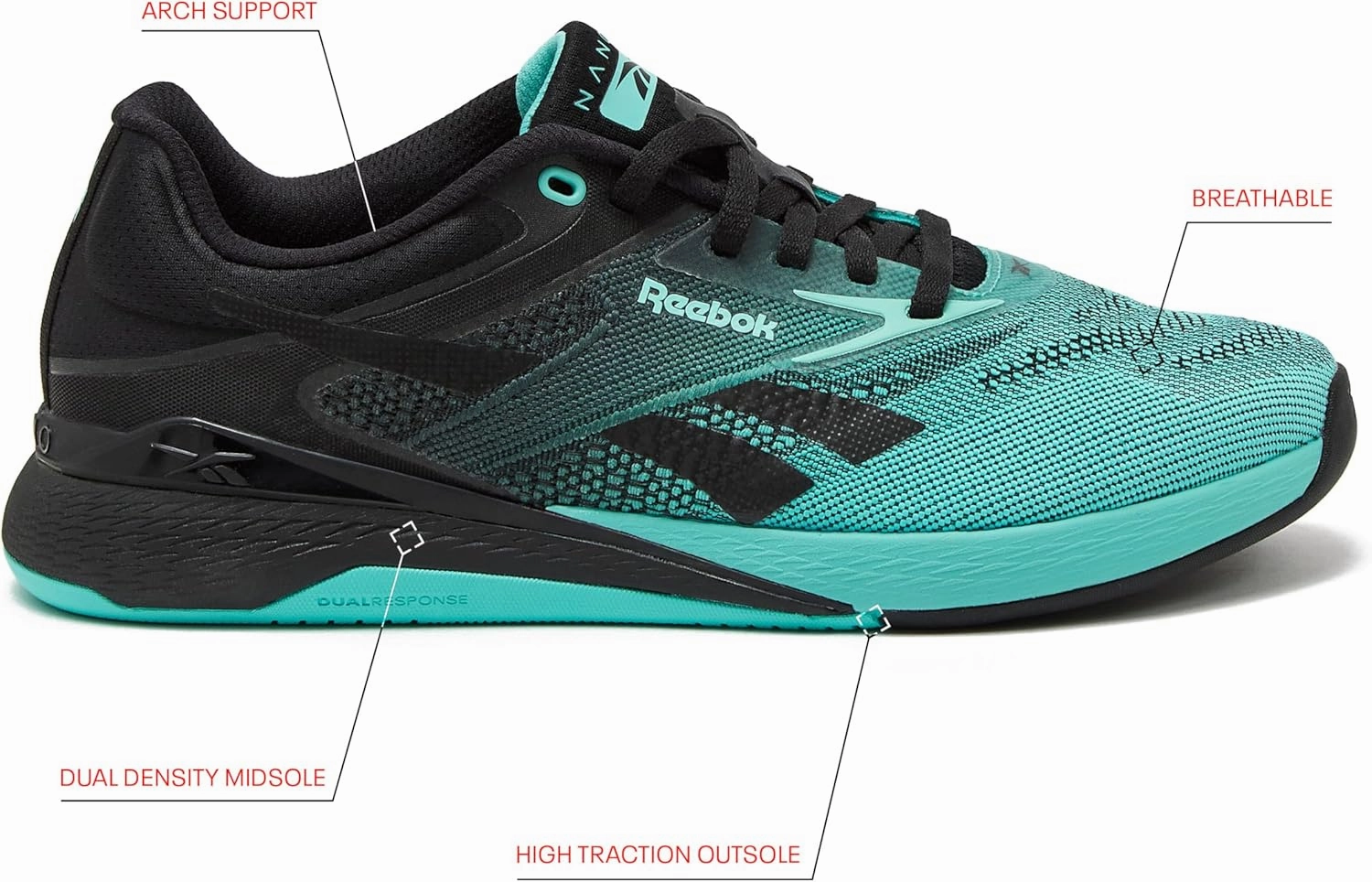 Reebok Nano X5 Sneakers for Women, Cross Training Gym Walking Shoes Women