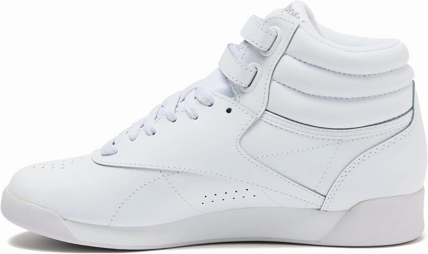 Reebok Women's Freestyle Hi High Top Sneakers for Women, Black or White Basketball and Tennis Shoes Womens Size 5-12