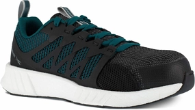 Reebok Women's Rb314 Fusion Flexweave Safety Toe Athletic Work Shoe Heritage Teal