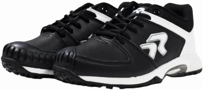Ringor Flite Softball Turf Shoes with Pitching Toe - Lightweight and Durable Softball Shoes for Women - Sizes 5.5-13