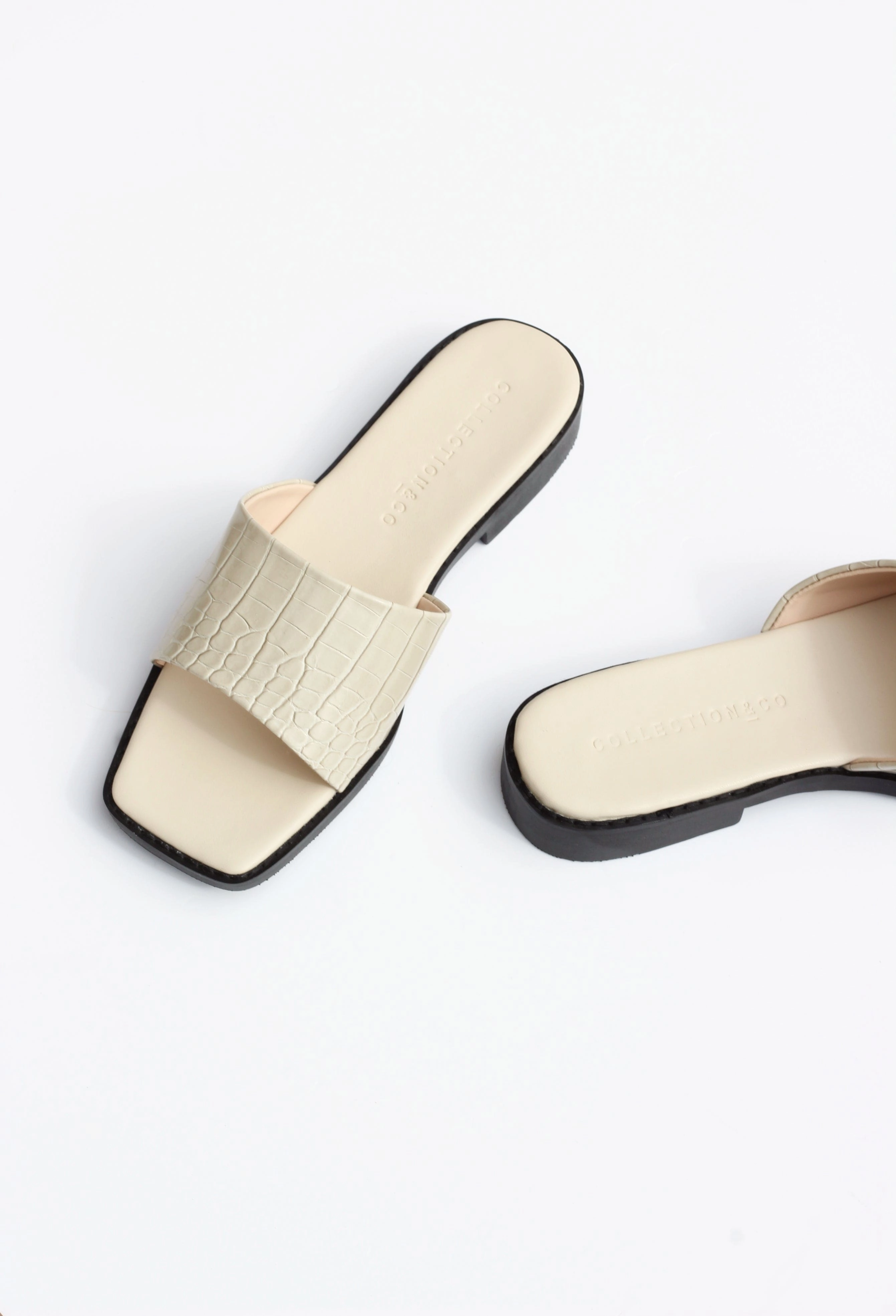Romi Up-Cycled Vegan Leather Sandals | Cream