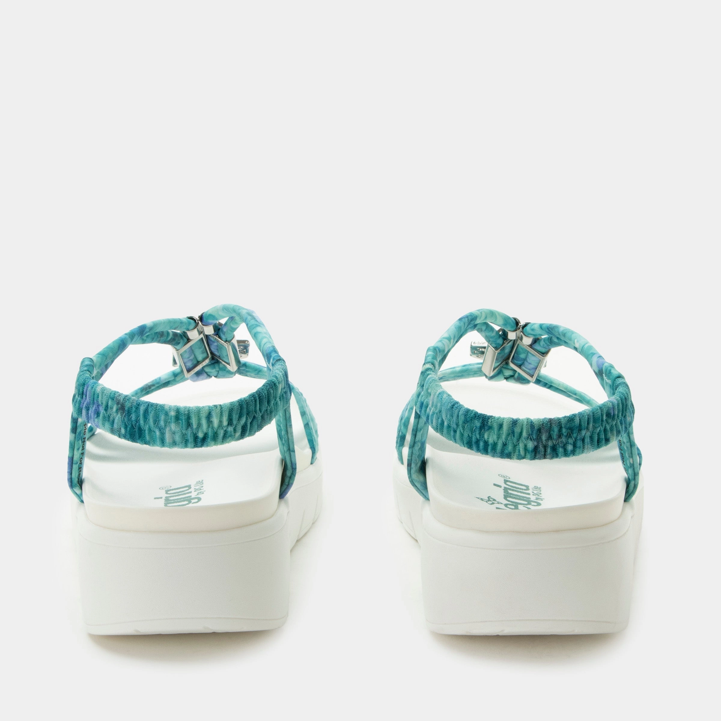 Roz Aqua Flora Sandal