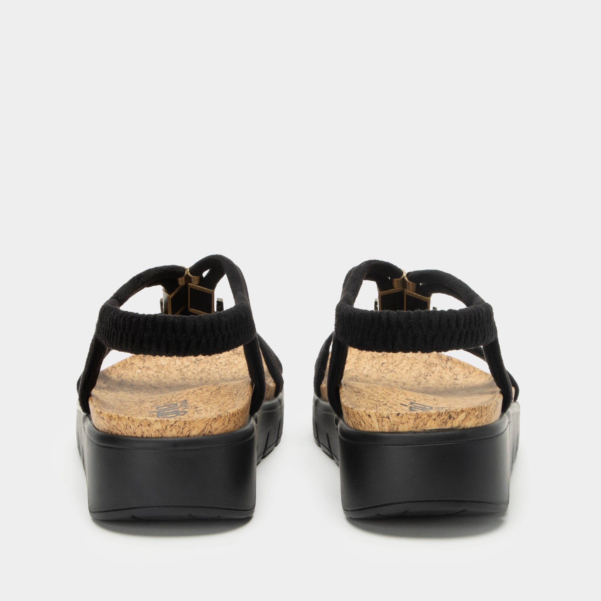 Roz Casual Black Sandal