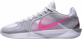Sabrina 2 Basketball Shoes (FQ2174-100, White/Cement Grey/Black/Pinksicle) Size 10.5